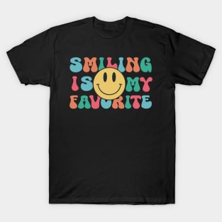 Smiling Is My Favorite T-Shirt